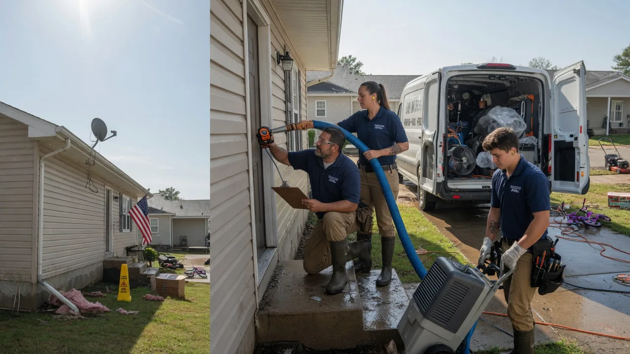 Ceiling Water Damage Restoration in Argyle, TX near me
